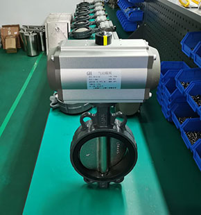 D671X-16C對夾式氣動蝶閥-軟密封氣動對夾蝶閥