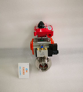 D681X氣動卡箍蝶閥-氣動衛生級蝶閥
