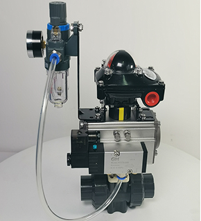 UPVC氣動球閥 氣動塑料球閥 GHQ661F-10U